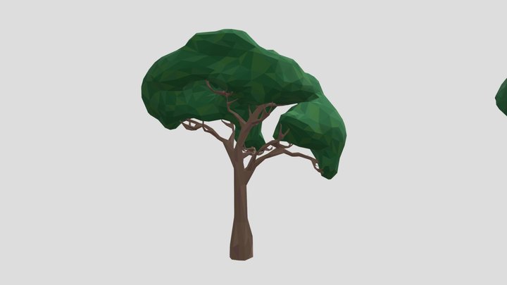 LowPoly Tree 3D Model