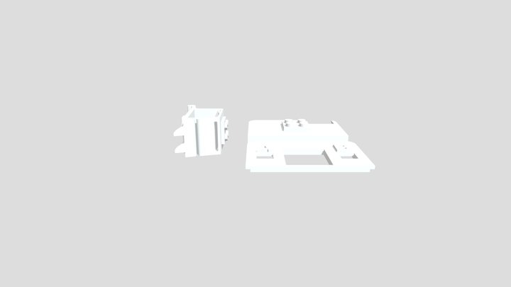 Battery Lego Connector 3D Model