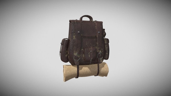 Leather bag 3D Model