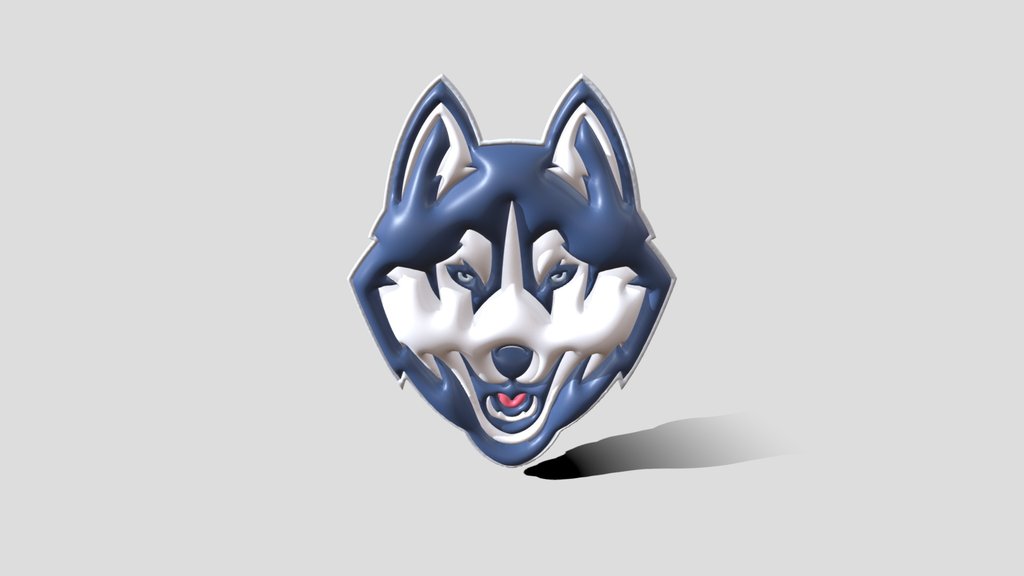 UConn 3D Logo