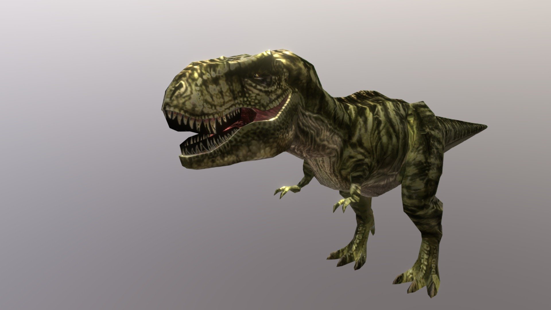 Jurassic Park Operation Genesis - T- Rex - Download Free 3D Model.