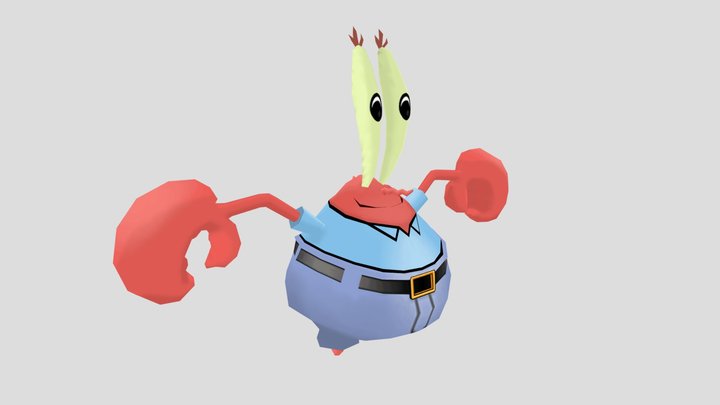 Lights, Camera, Pants! - Mr. Krabs – Modello 3D gratuito STL