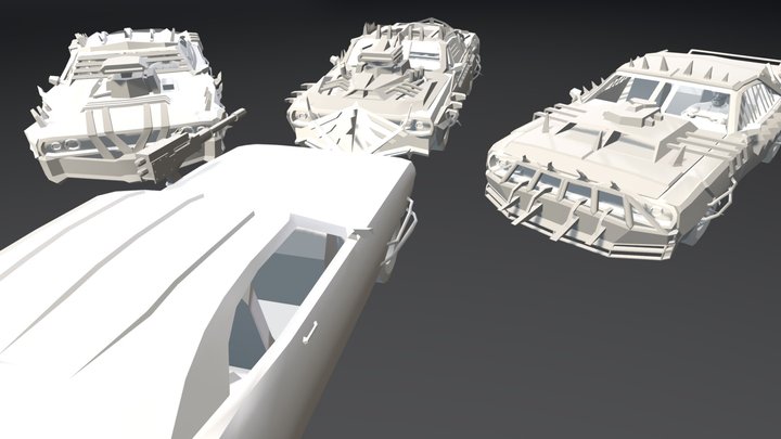 ZC Racecar (no textures) 3D Model