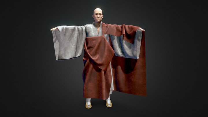 Monk 3D Model