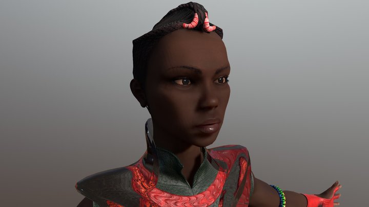 Hiba Atlantis - The adventurer 3D Model