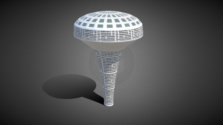 Week 17 - Futuristic Building 3D Model