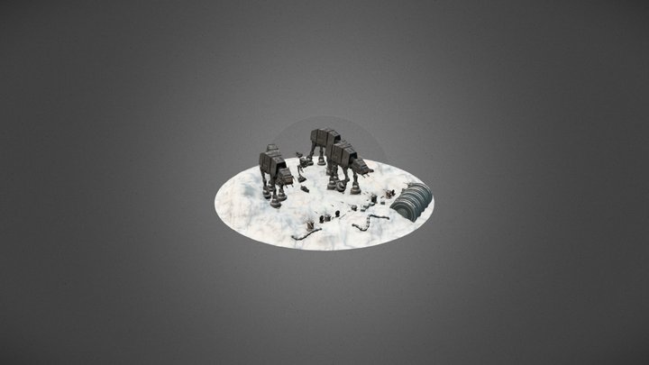 Star Wars - Battle of Hoth 3D Model