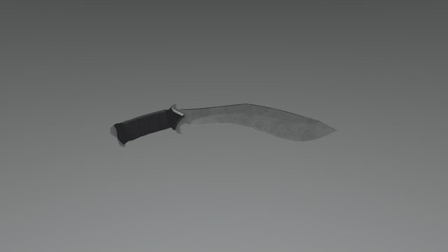 daggercurved 3D Model