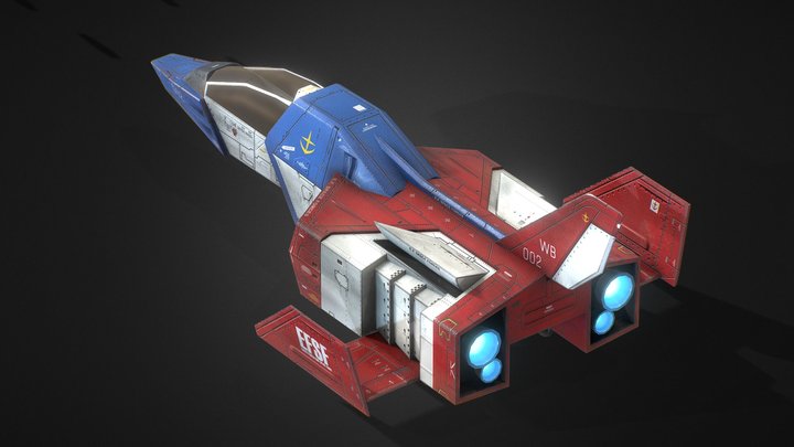 FF-X7 Core Fighter 3D Model