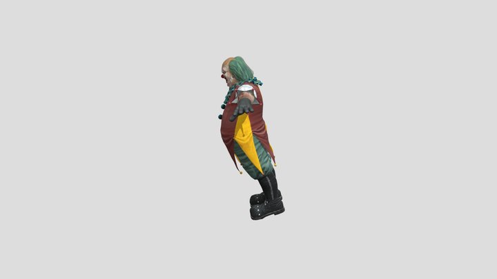 Killer Clown 3D Model (NO RIG) 3D Model