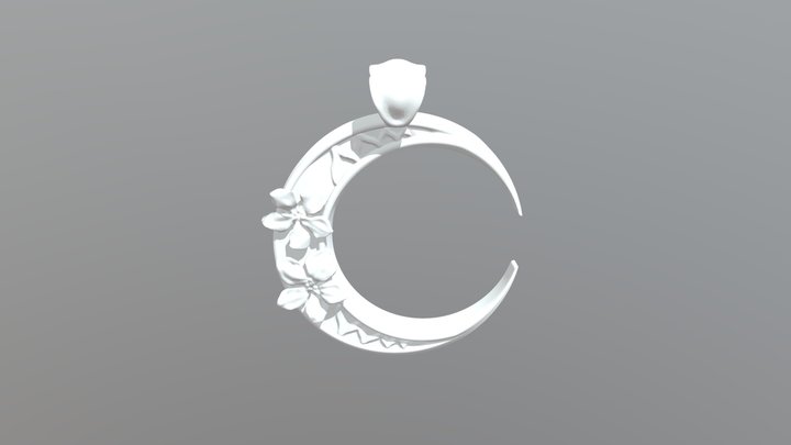 Moon FIX OBJ 3D Model