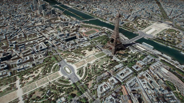 Paris 3D Model