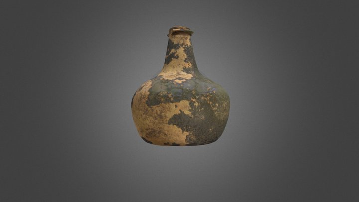 Glass-bottle 3D Model