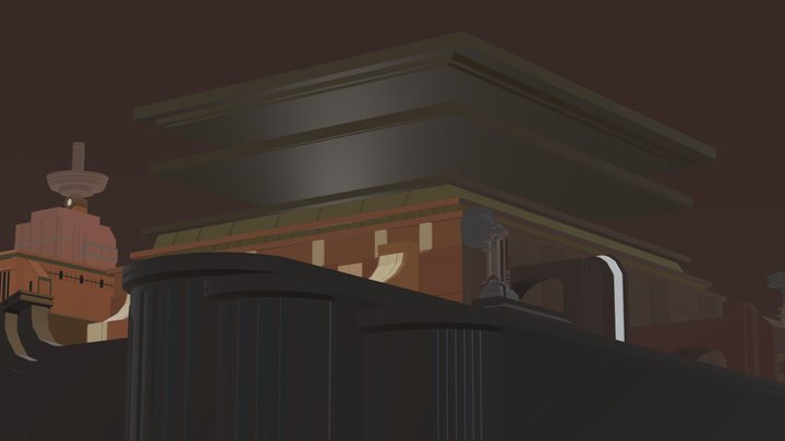 20th Century Fox 2010 Logo V8 (SubGamejolt) 3D Model