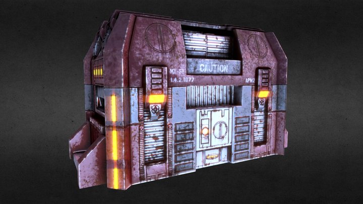 scifi_container 3D Model