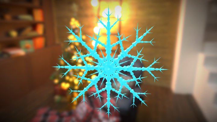 Snowflake 3D Model