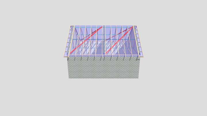 231092ED, Double Garage 3D Model