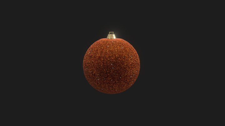 Christmas Glitter Ball 3D Model