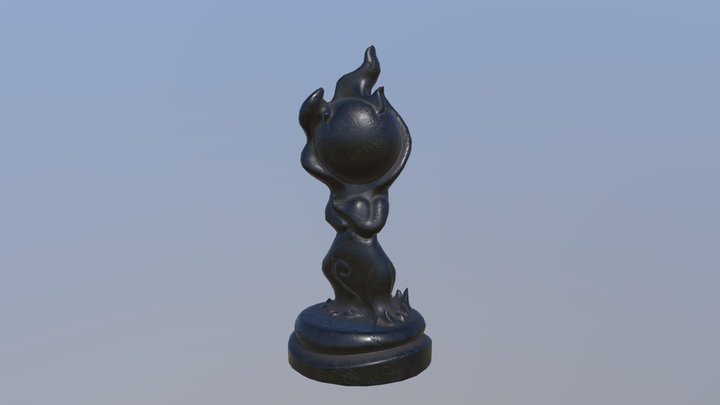 Chess Black Pawn 3D Model