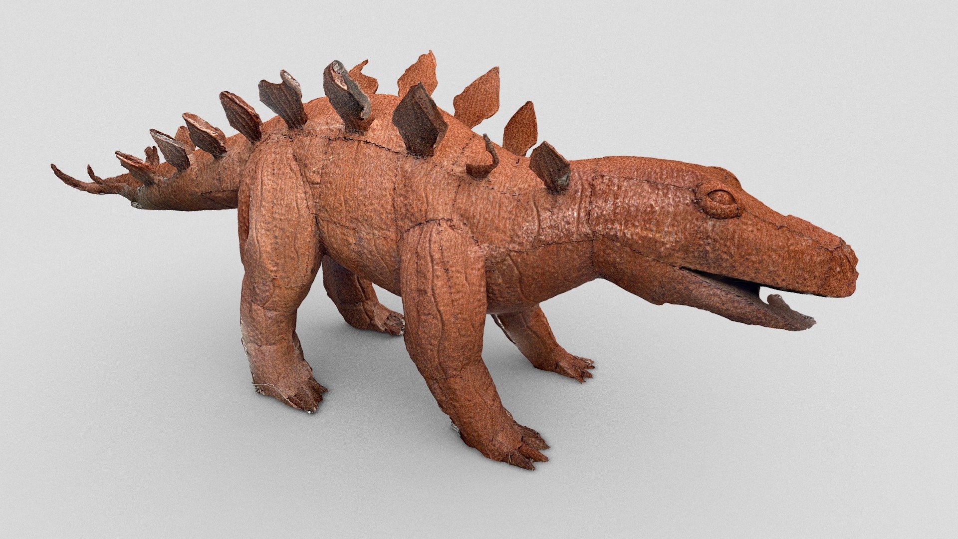Day 252: Another steel dinosaur - 1scanaday