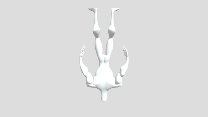 Male Blockout 3D Model