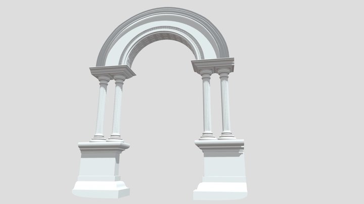 Cathedral Arch 3D Model