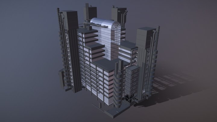 1 Lime Street Lloyds Bank 3D Model