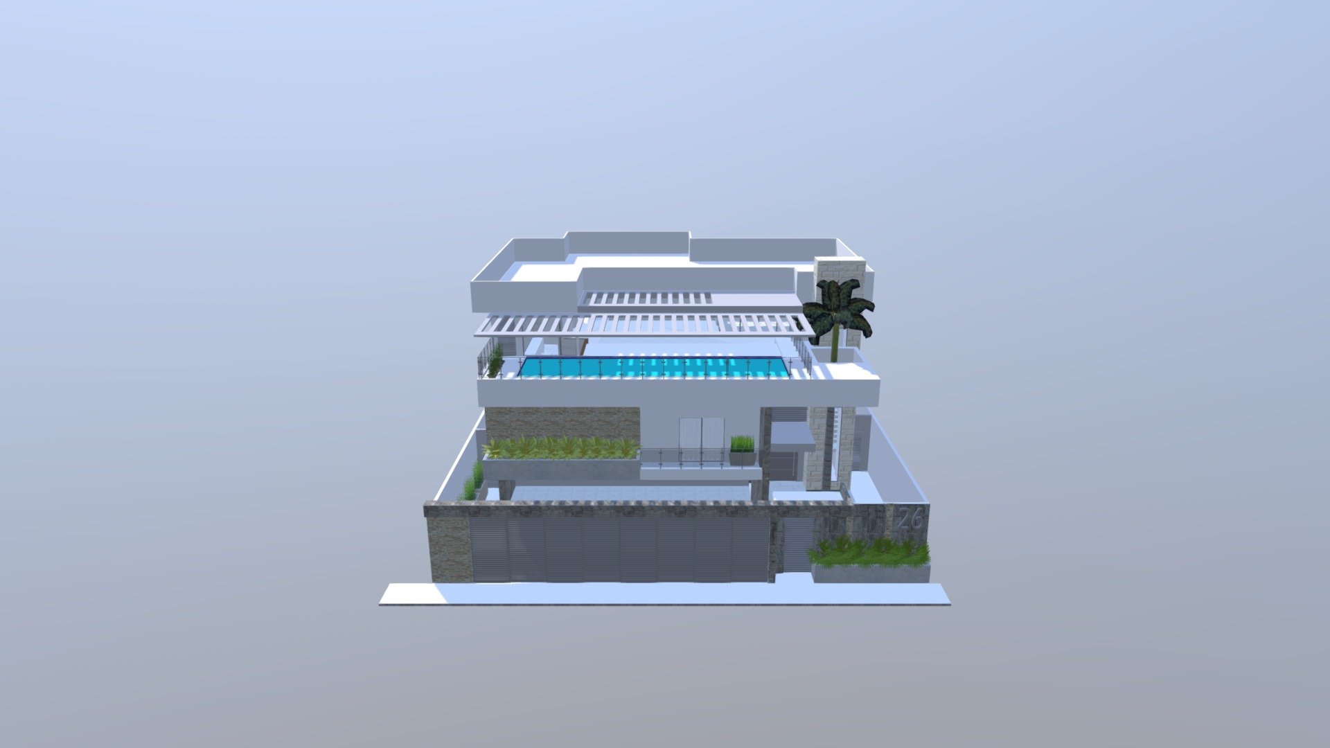 MODELO ARQUITETÔNICO 3D