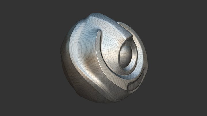 Robo-orb Retopo2 3D Model