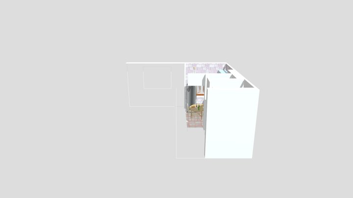 кухня 4 3D Model