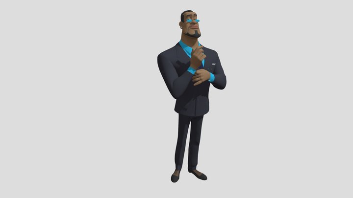 Mark Remy Model 3D Model