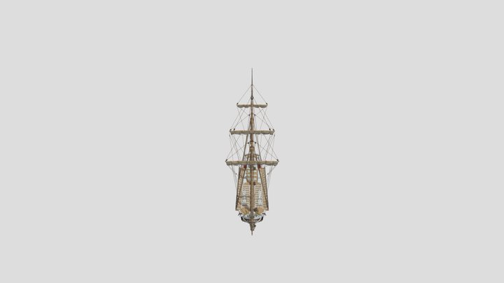 Swedish archipelago frigate Udema Ingeborg – Modello 3D gratuito STL