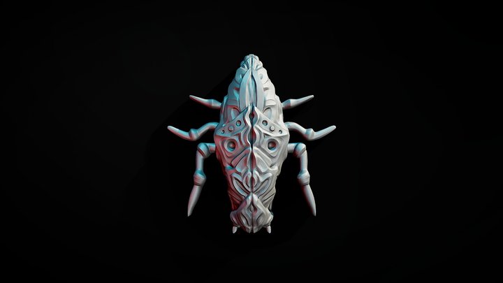 Insect Resource 3D Terrain Kingdom Death 3D Model
