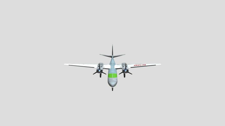 Twin Engine Propeller Aircraft