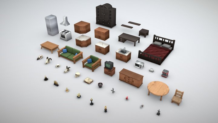 Asset Pack 3D Model