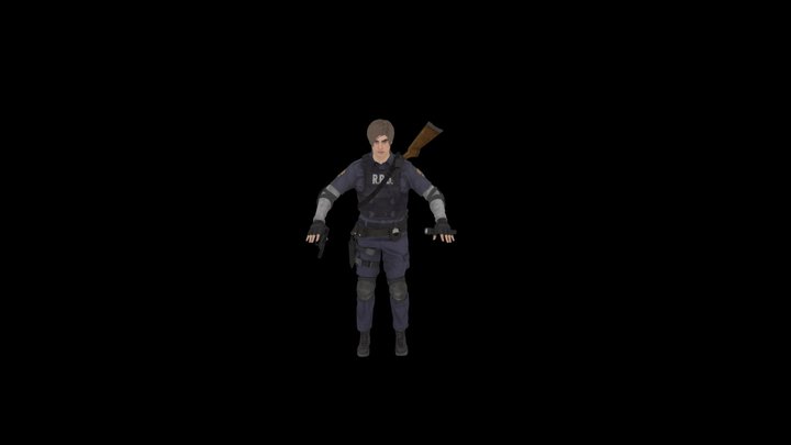 Resident Evil 2 Remake Leon – Modello 3D gratuito STL
