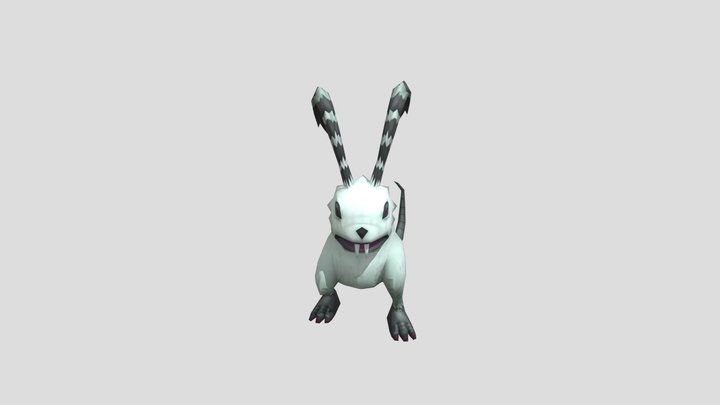 Bunny Rat Monster 3D Model