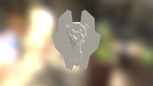 Escudo Leona- No Texture 3D Model