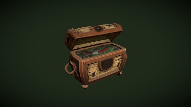 Boat Supplies - Treasure Chest 3D Model