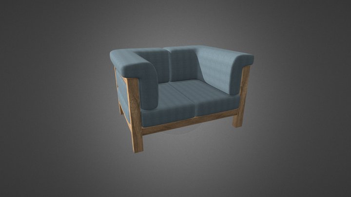 Chair "Split" inspired by Stable Diffusion 3D Model