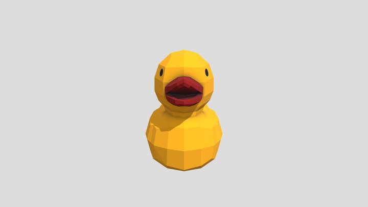 Rubber Duck by Google Poly 3D Model
