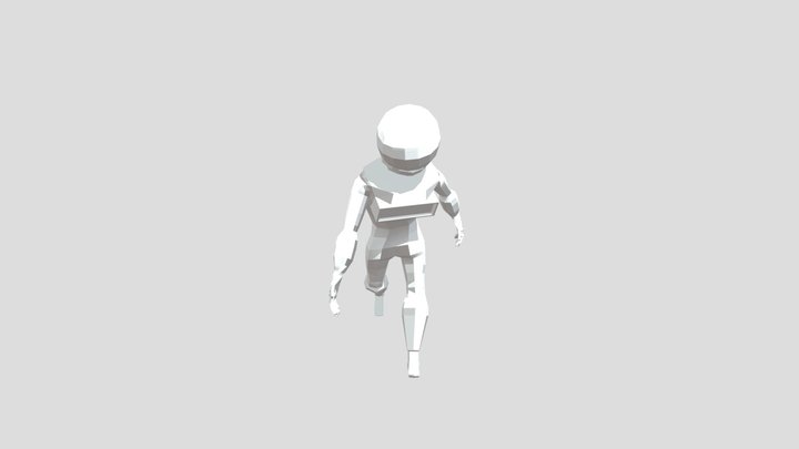 Commando With long walk style 3D Model