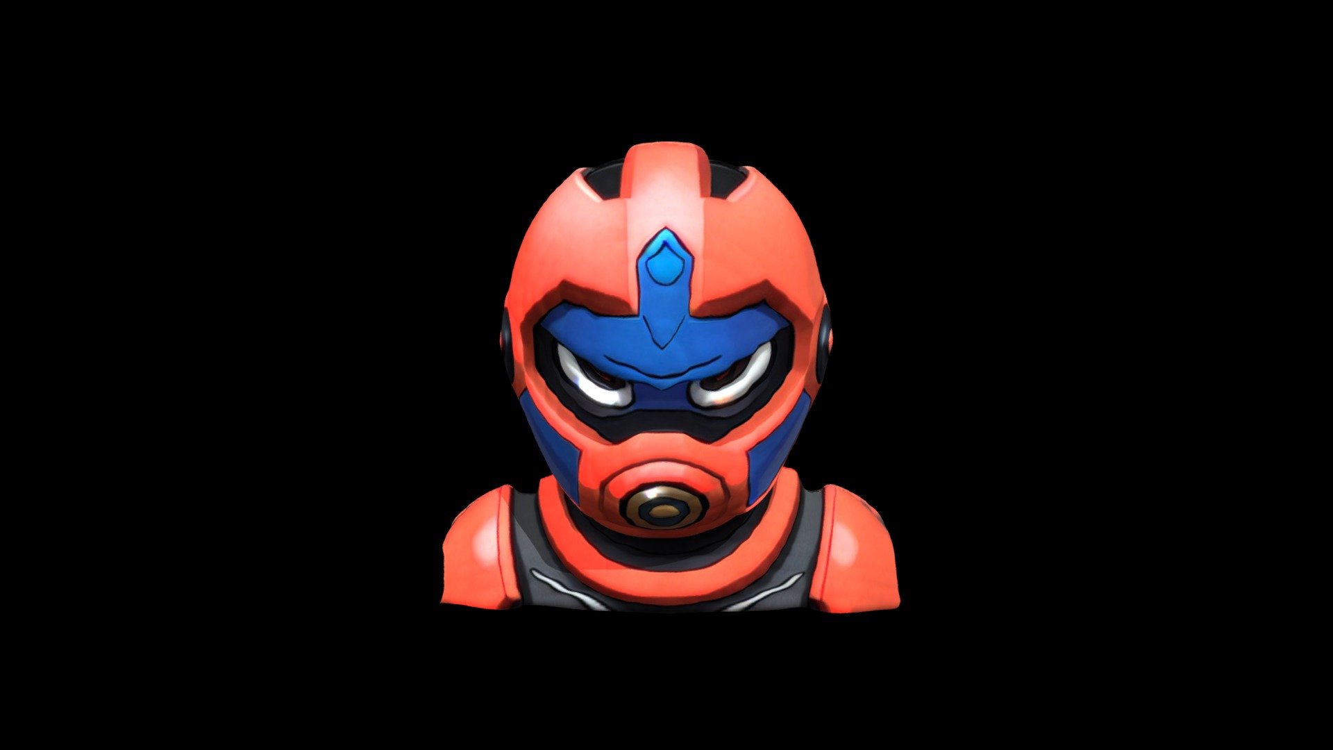 Helmet Mask Robot Cartoon 1187 - Download Free 3D model by klrxyz ...