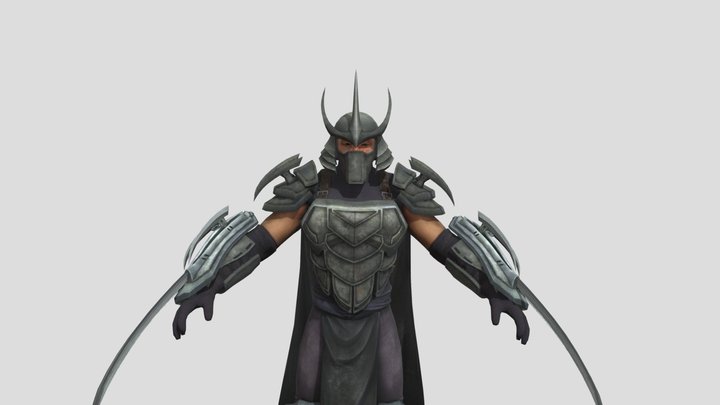 Shredder TMNT Out of the Shadows 3D Model