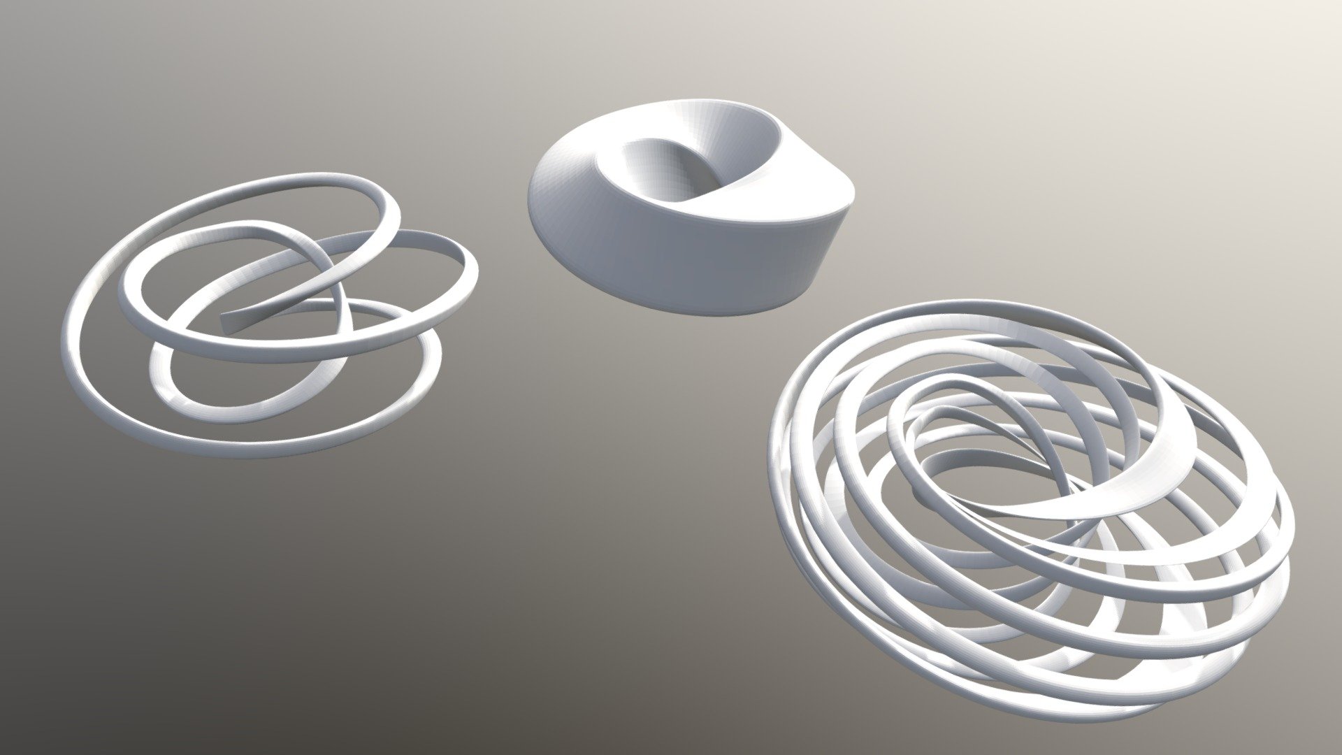 Mobius Strips - Download Free 3D model by William Zarek (@bugbilly ...