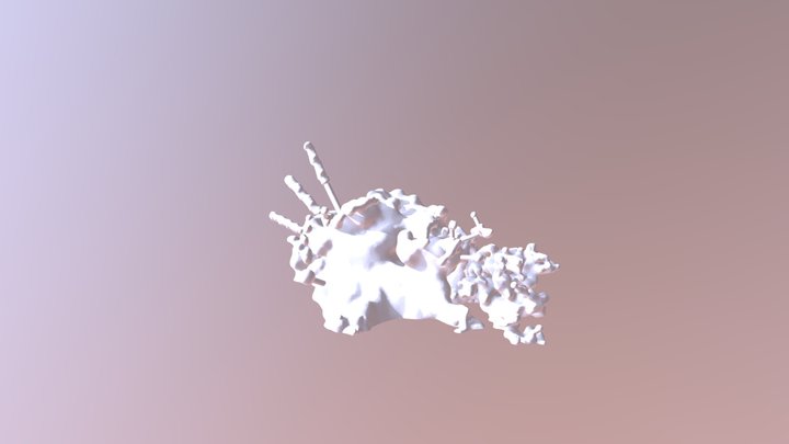 Cassiopeia A - Split Model - bottom half 3D Model