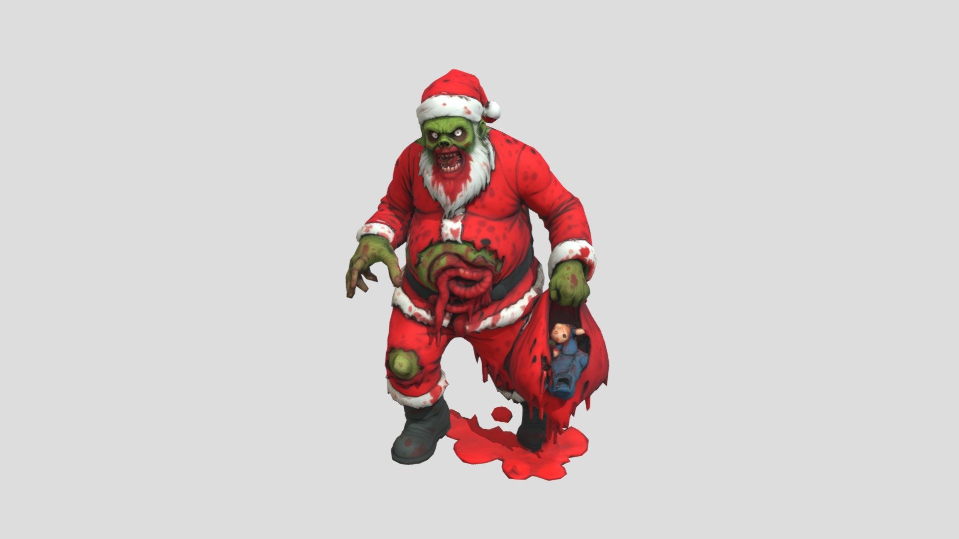 Zombie Claus - Download Free 3D model by maicollgdalpiaz [a391025 ...