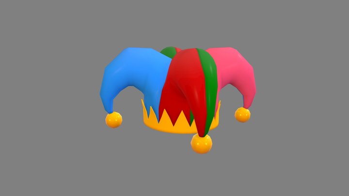 Jester Hat 3D Model