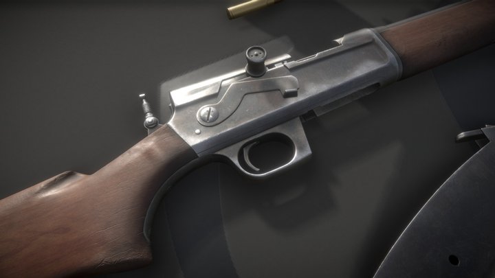 Remington Model 81 Police Special 3D Model