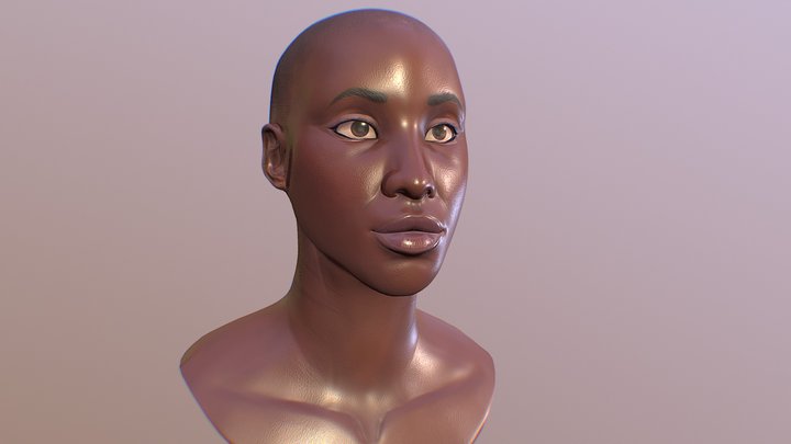 Model likeness bust 3D Model
